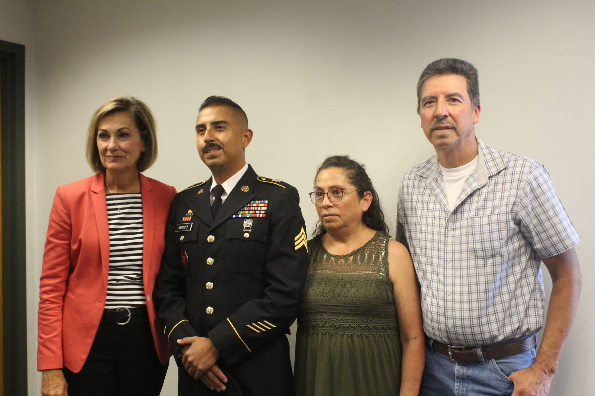 Governor with Bravo Family