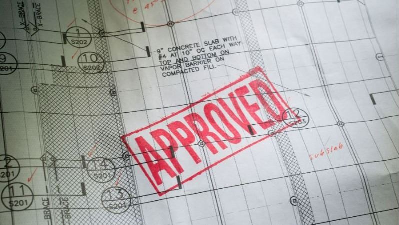 Building plans approved for permit