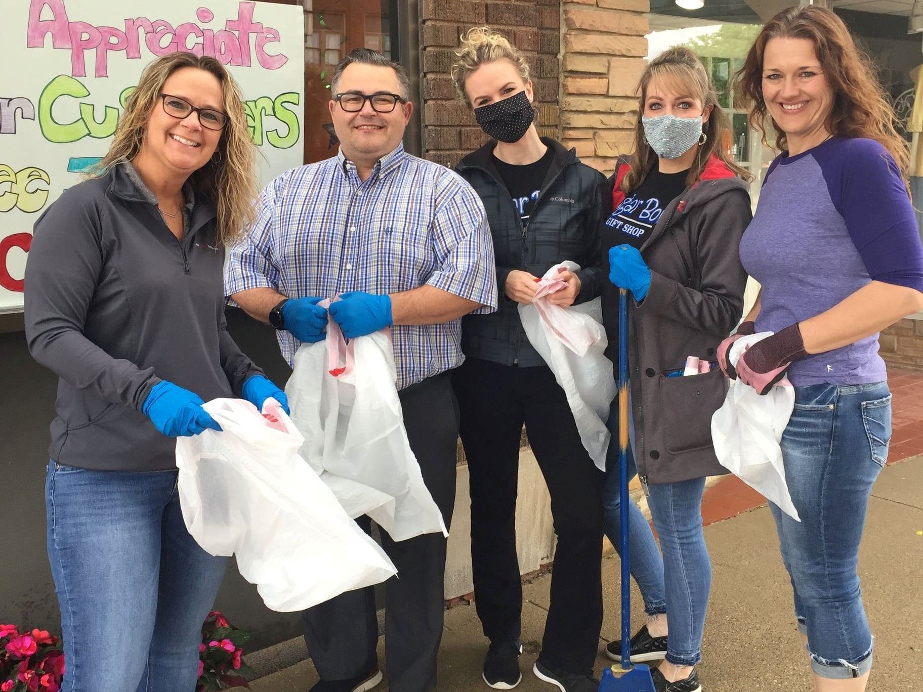 Downtown Business District Clean-Up