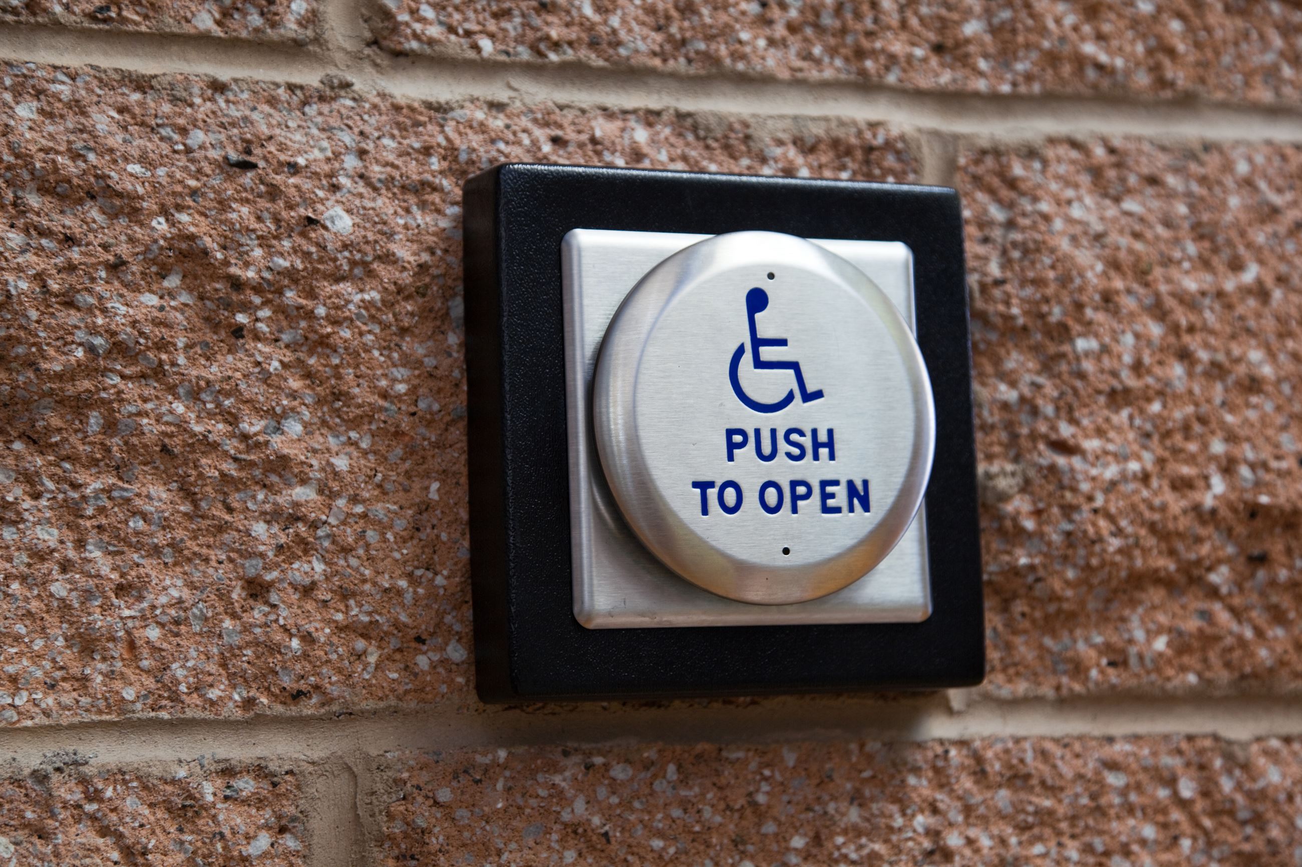 Push to Open Disabled Button