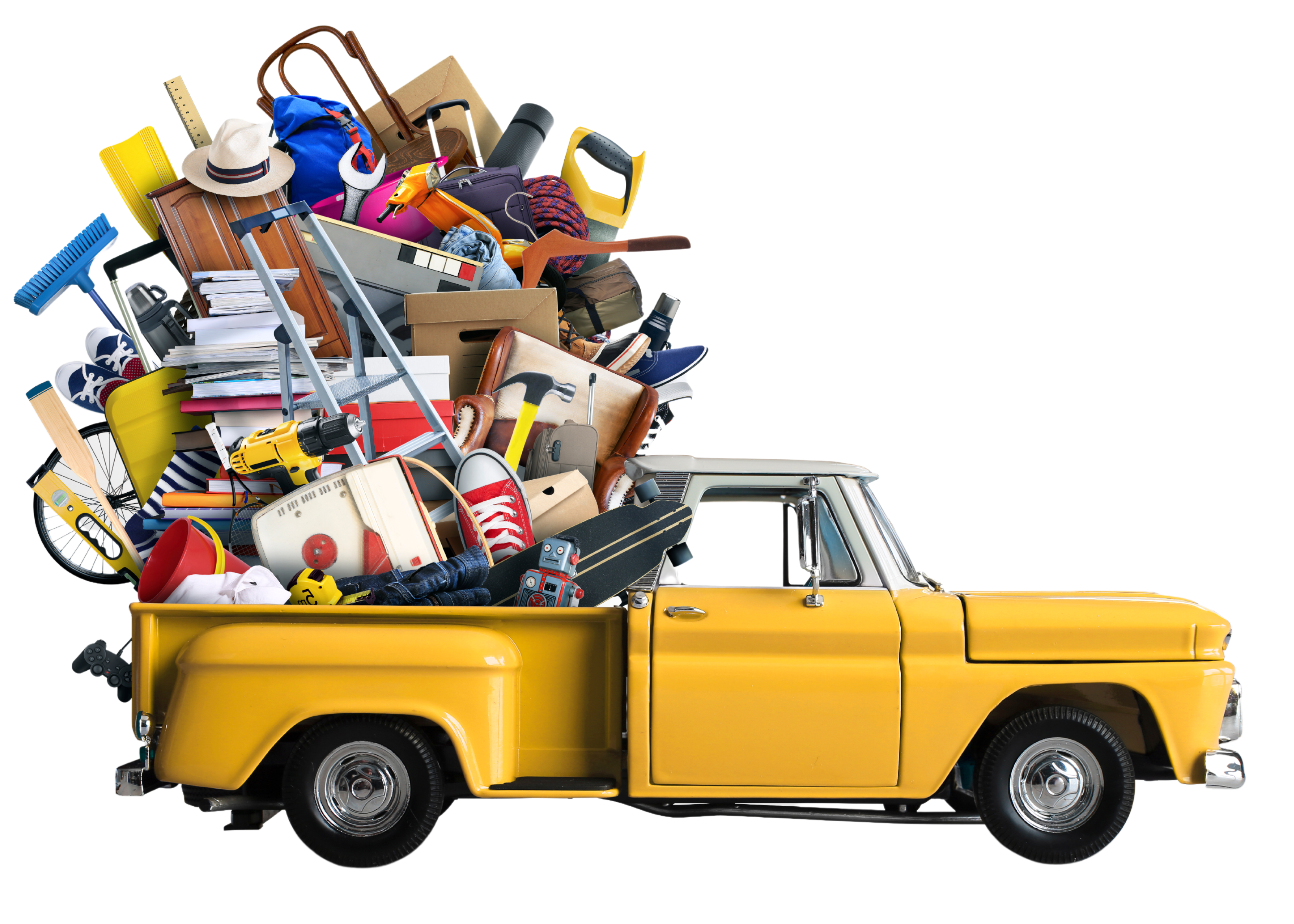 Truck loaded with Junk  